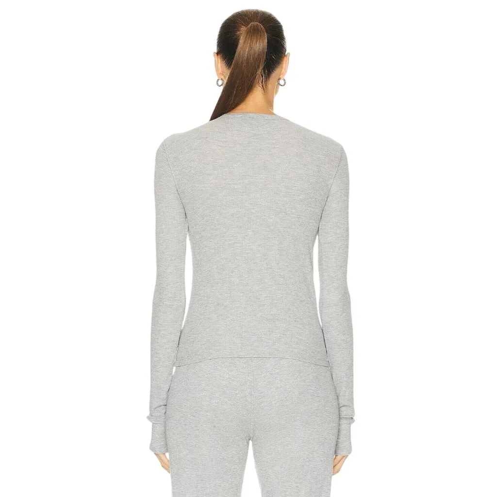 Eterne Fitted Crewneck Long Sleeve T - Image 2