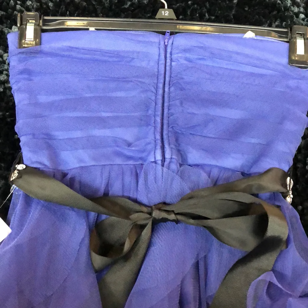 Size 3 purple short dress - Image 3