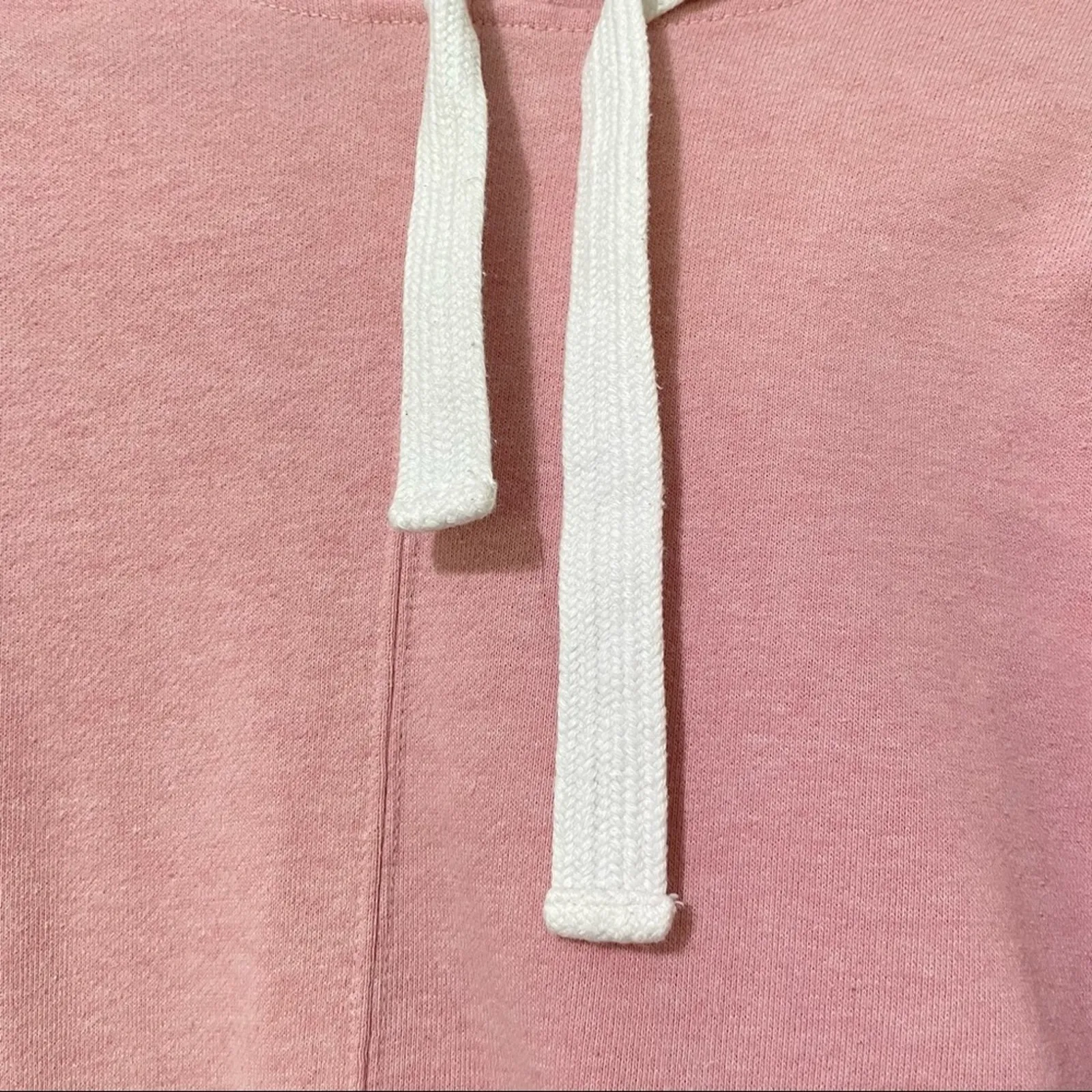 Madewell Pink Oversized Hoodie Sweatshirt Womens XS Barbie Casual Pullover - Image 3