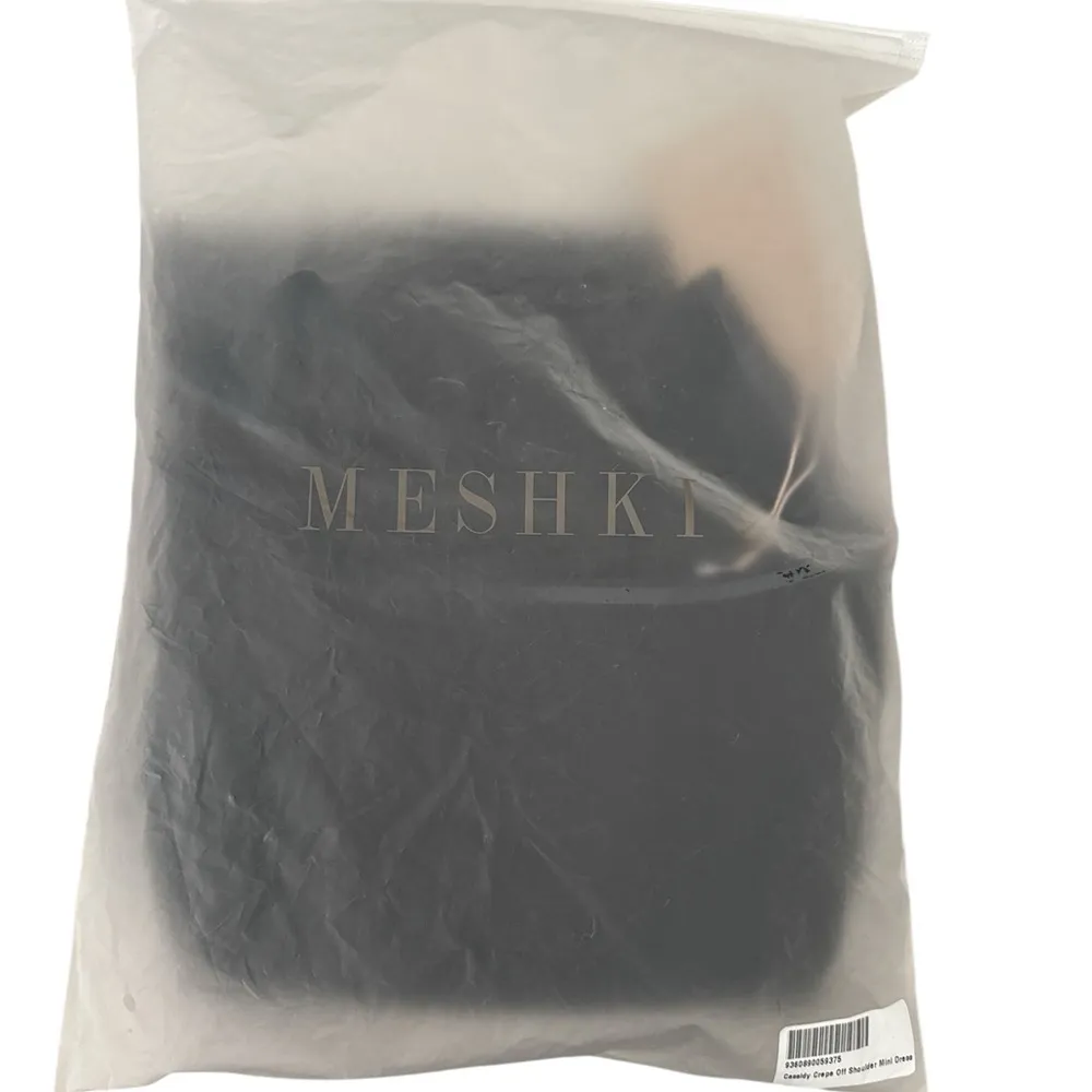 MESHKI Cassidy Crepe Off Shoulder Mini Dress - Image 6