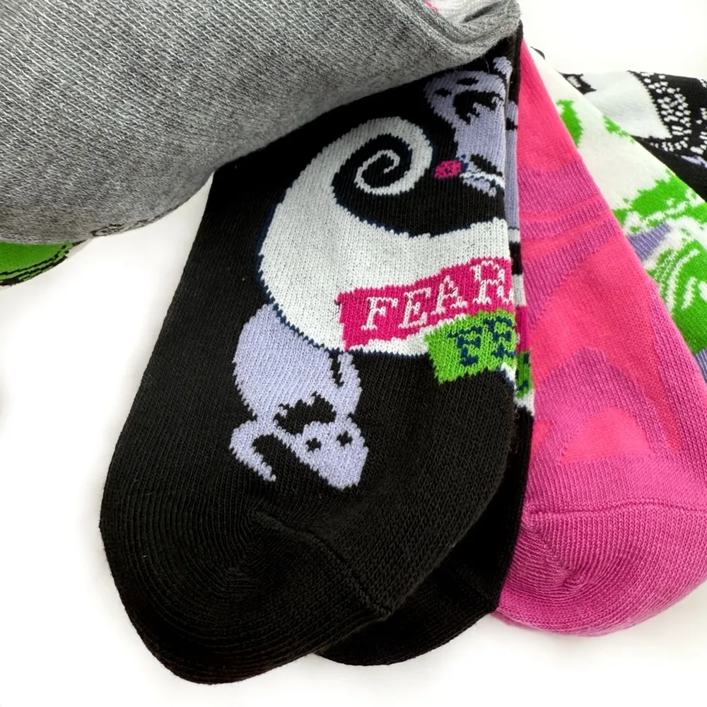 Disney The Nightmare Before Christmas Womens No Show Socks Halloween Jack Sally - Image 9