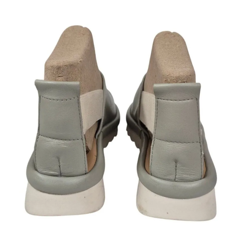 The Flexx WAT IS WAV 2 Edera Foulard 7.5 EUC Open Toe Leather Slingback Sandal - Image 4