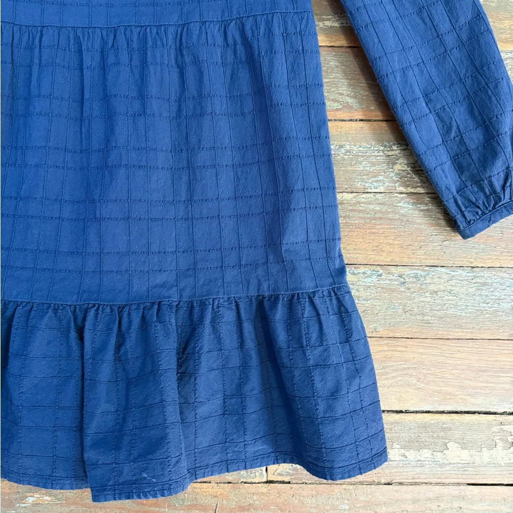 Southern Tide Nadia True Navy Long Sleeve Tiered Dress ~ Size Small 💛🍄 - Image 7