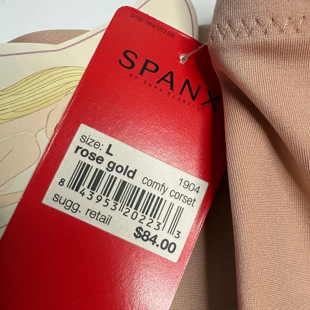Spanx Boostie-Yay Comfy Corset Shapewear Waist-cinching Tummy Control W2021 Sz L - Image 4