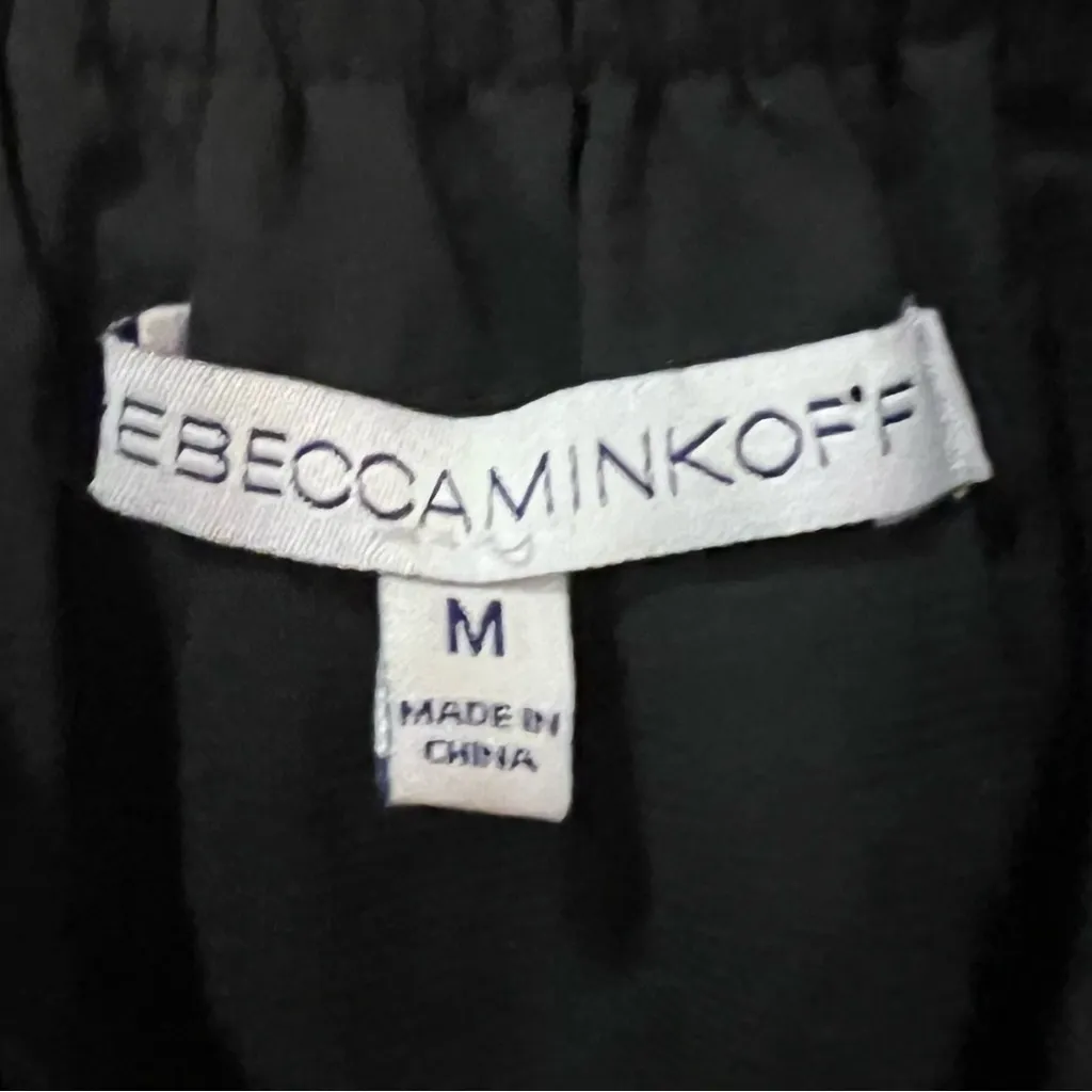 Rebecca Minkoff Dawson Floral Off-the-Shoulder Ruffle Mini‎ Dress Size Medium - Image 12