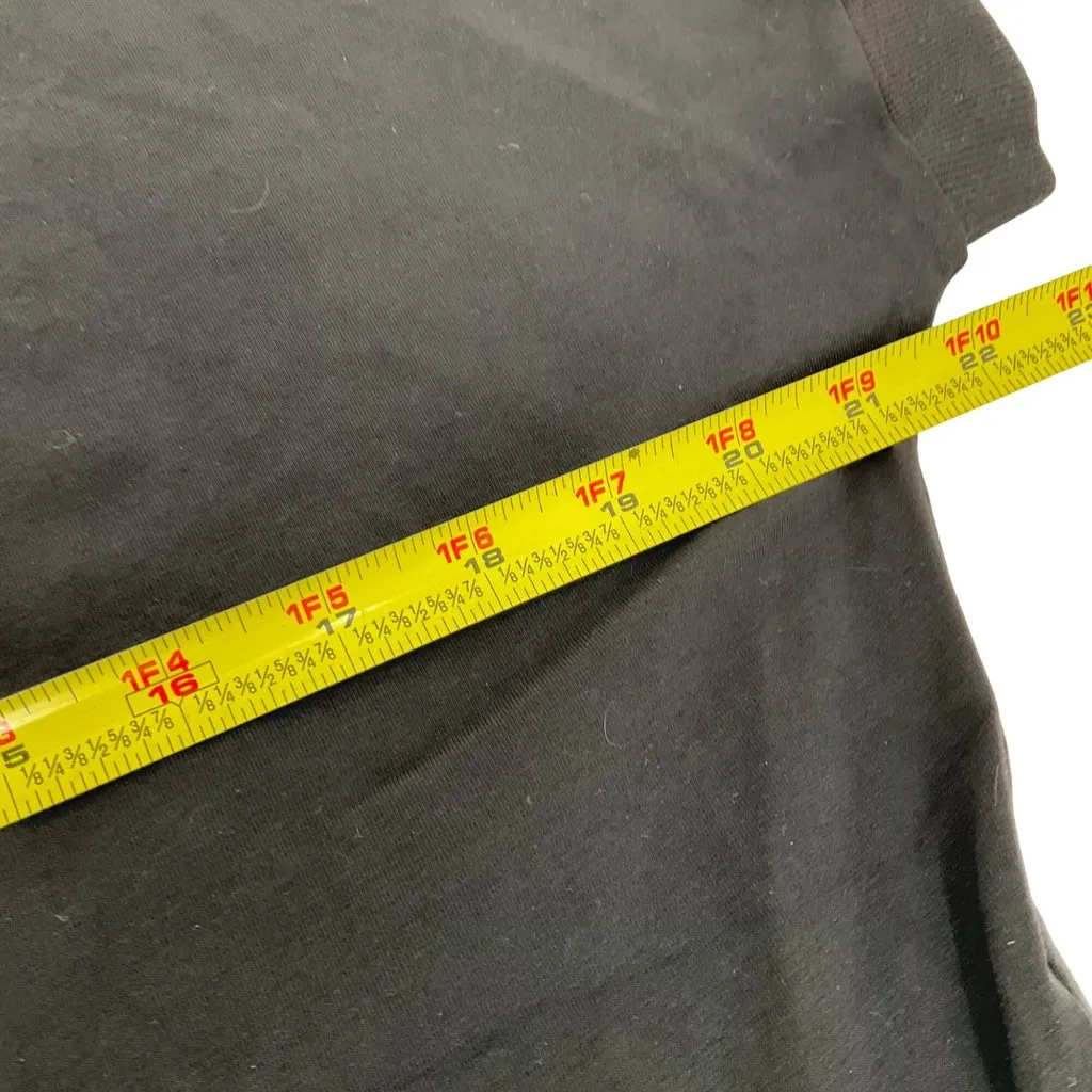 Universal standard Black Cotton Short Sleeve Midi Dress Casual Womens Size L - Image 3