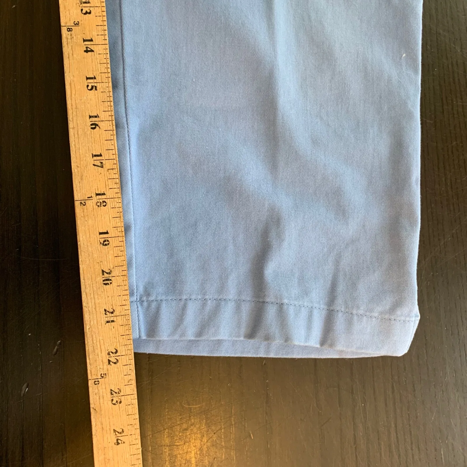 Dockers Stretch Stain Defender Women's Blue Cotton Blend Cropped Pants Size 12 - Image 8