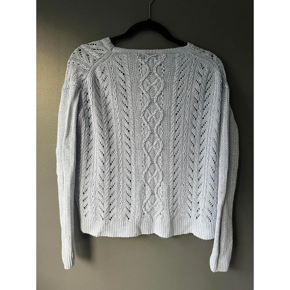 Polo Ralph Lauren Light Blue Knit Sweater - Size XL - Image 2