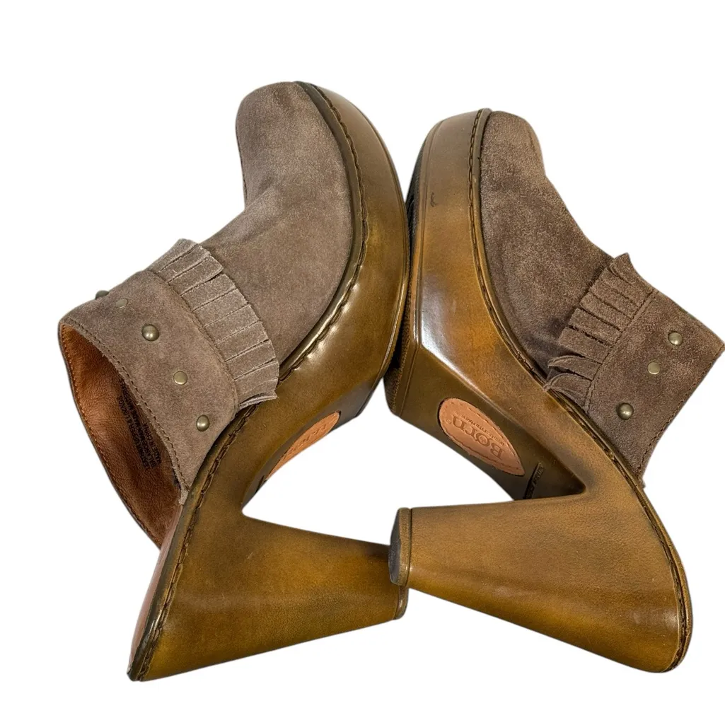 Born‎ boho suede clogs Tan Size 9 - Image 4