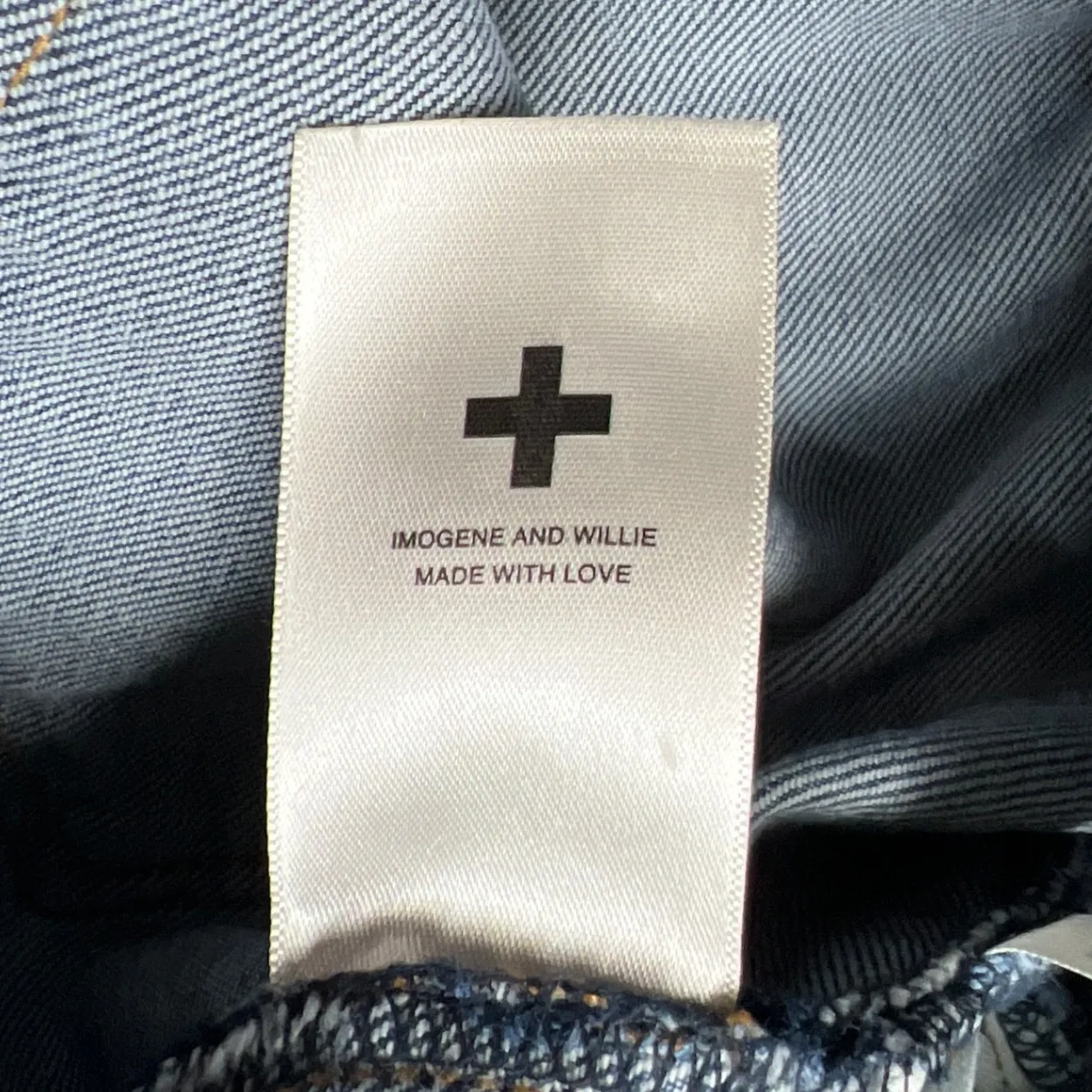 Imogene + Willie James Straight Leg Jeans Size 33 Premium Denim Medium Wash EUC - Image 8