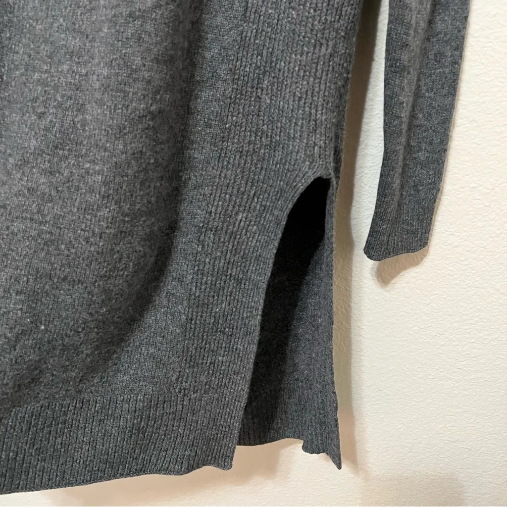 Athleta Spirit Wool and Cashmere open front Cardigan with pockets Grey, size XS - Image 9