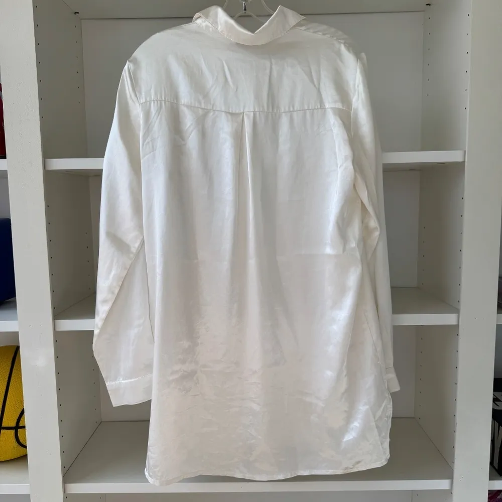 PRINCESS POLLY 90210 Satin Shirt Mini Dress - Image 8