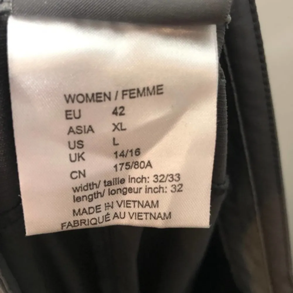 Jack Wolfskin gray Light Pants Women UV breathable softshell UPF pockets Size L - Image 11