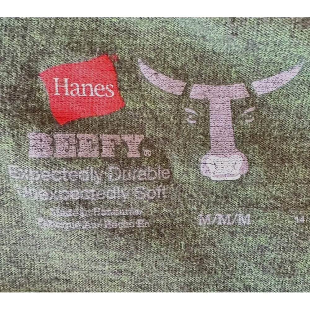 Vintage Key West Shirt Medium Henley Hanes Hunter Green Buffett Florida … - Image 12