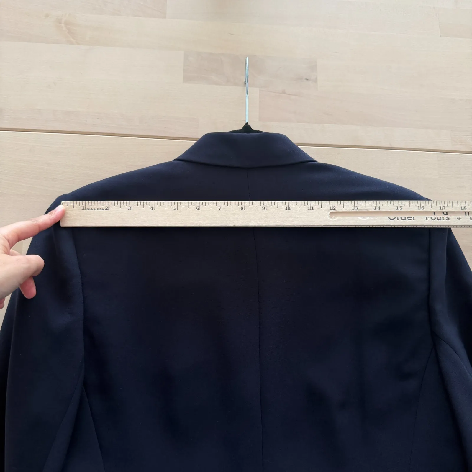 Vintage Pant Suit Womens Small Petite Navy Minimalist Career Quiet Luxury Office Green Size undefined - Image 14