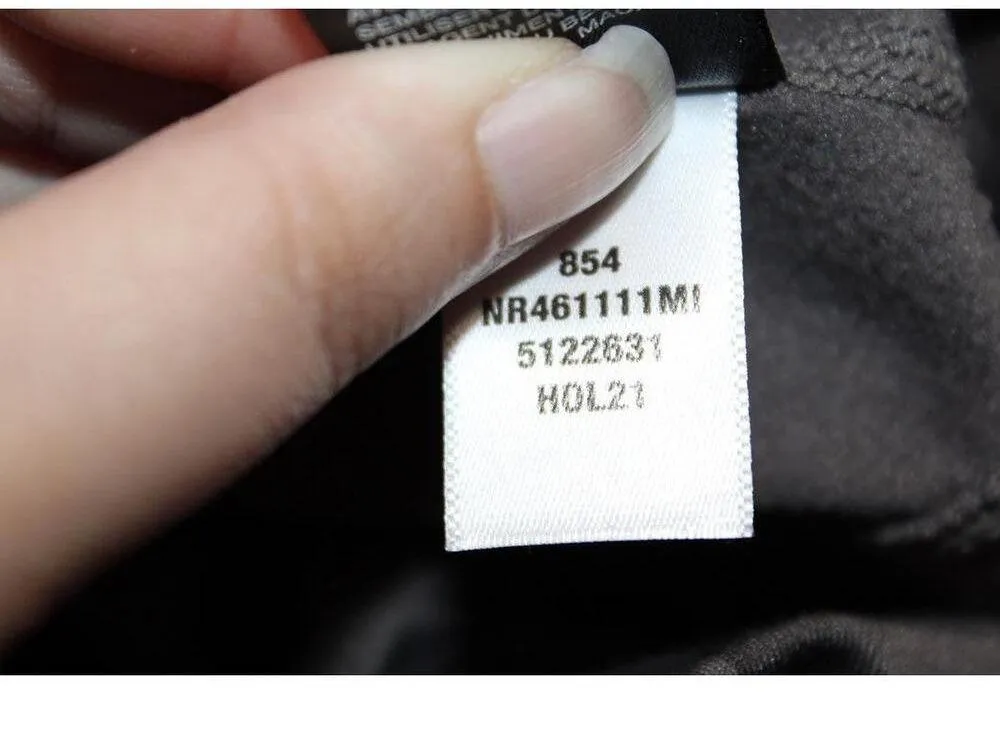 Womens Zella Run In Long Sleeve T-Shirt Gray Black Floral Crew Neck Top Size XS - Image 8