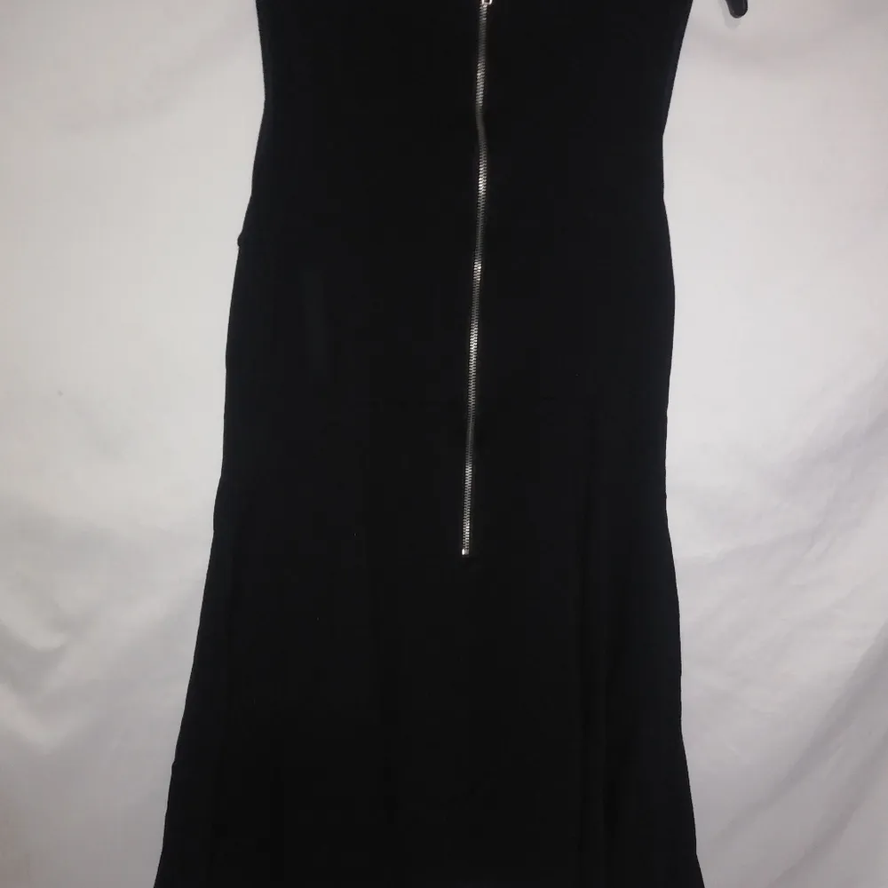 Body Central XL Black Skater Mini Dress Plus Funeral - Image 4