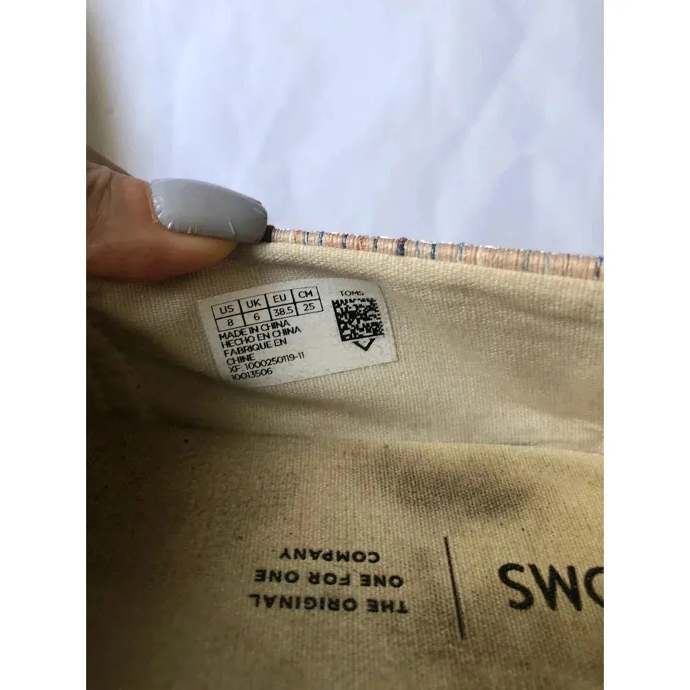 Women’s Alpargata Espadrille Slip On Shoes US W8 - Image 6