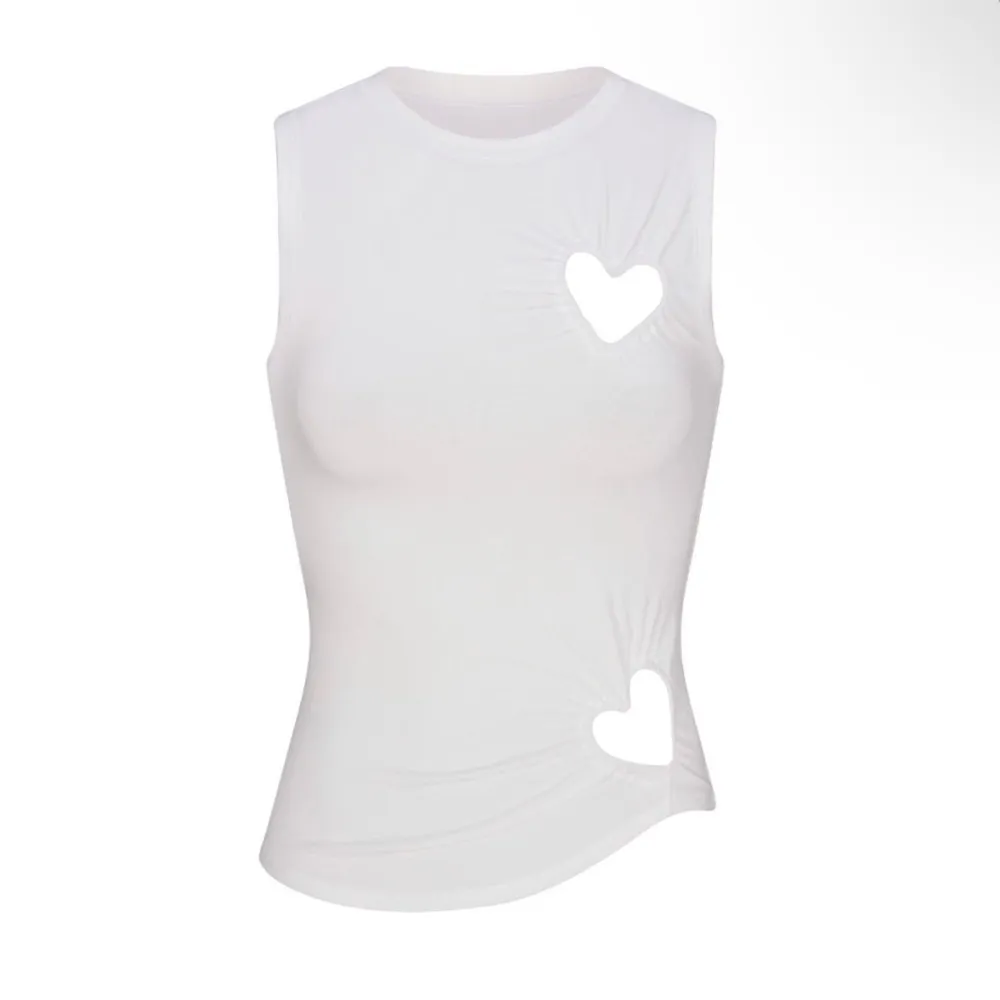 SKIMS Heart Cotton Blend Jersey Tank Limited Edition - Image 3