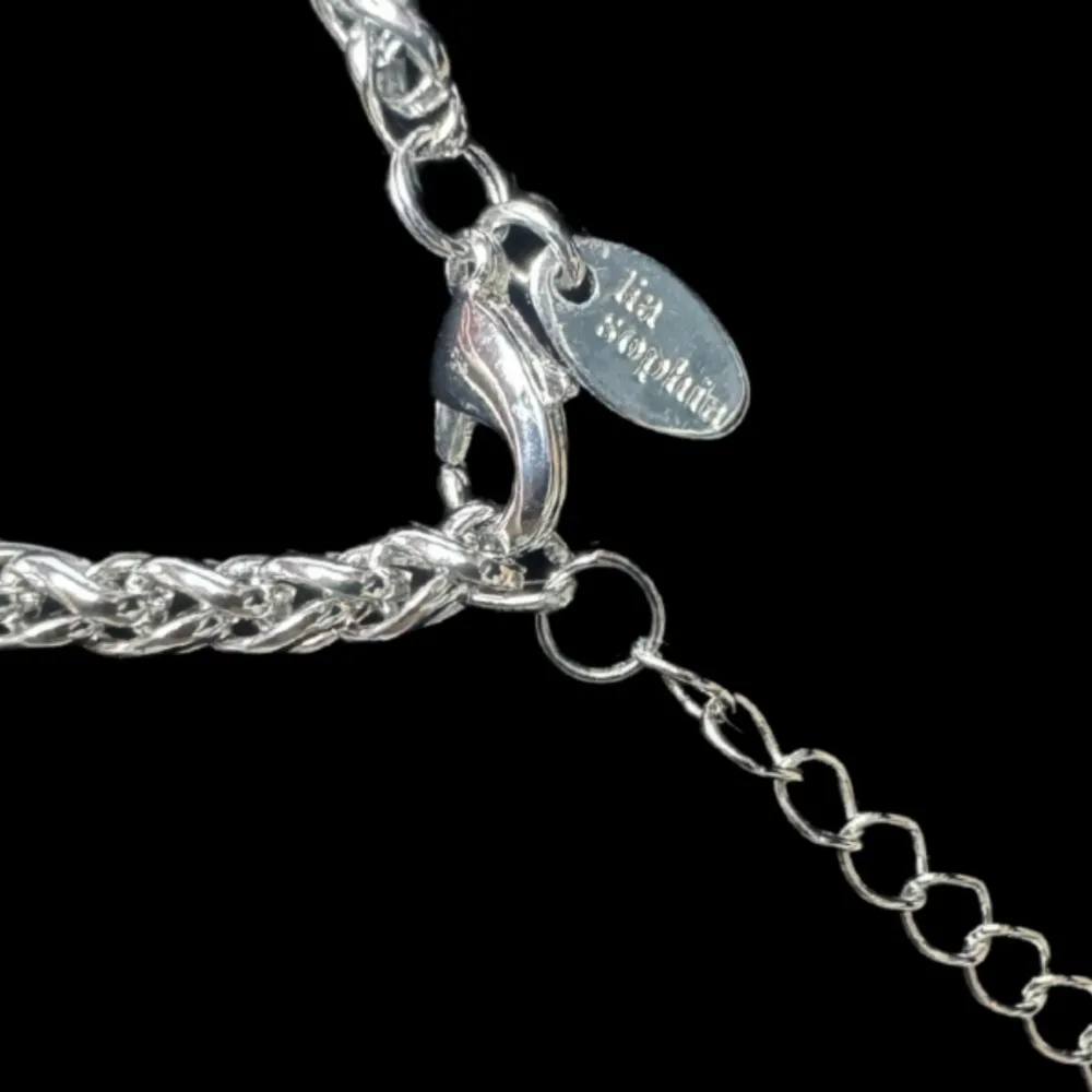 Lia Sophia Signed Mixed Media Necklace. 16” with 3” extender - Image 6