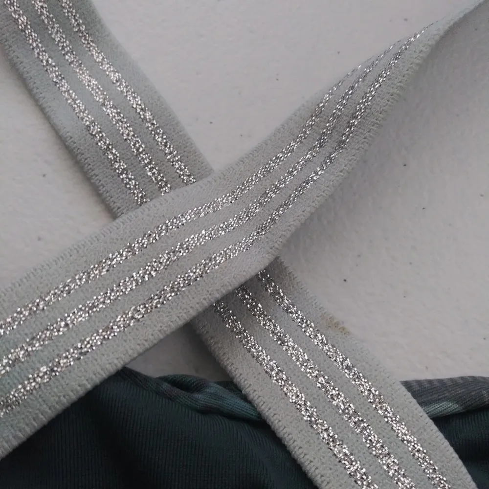 Maaji  Tropical Leaf Print Activewear Sports Bra Size S - Image 4