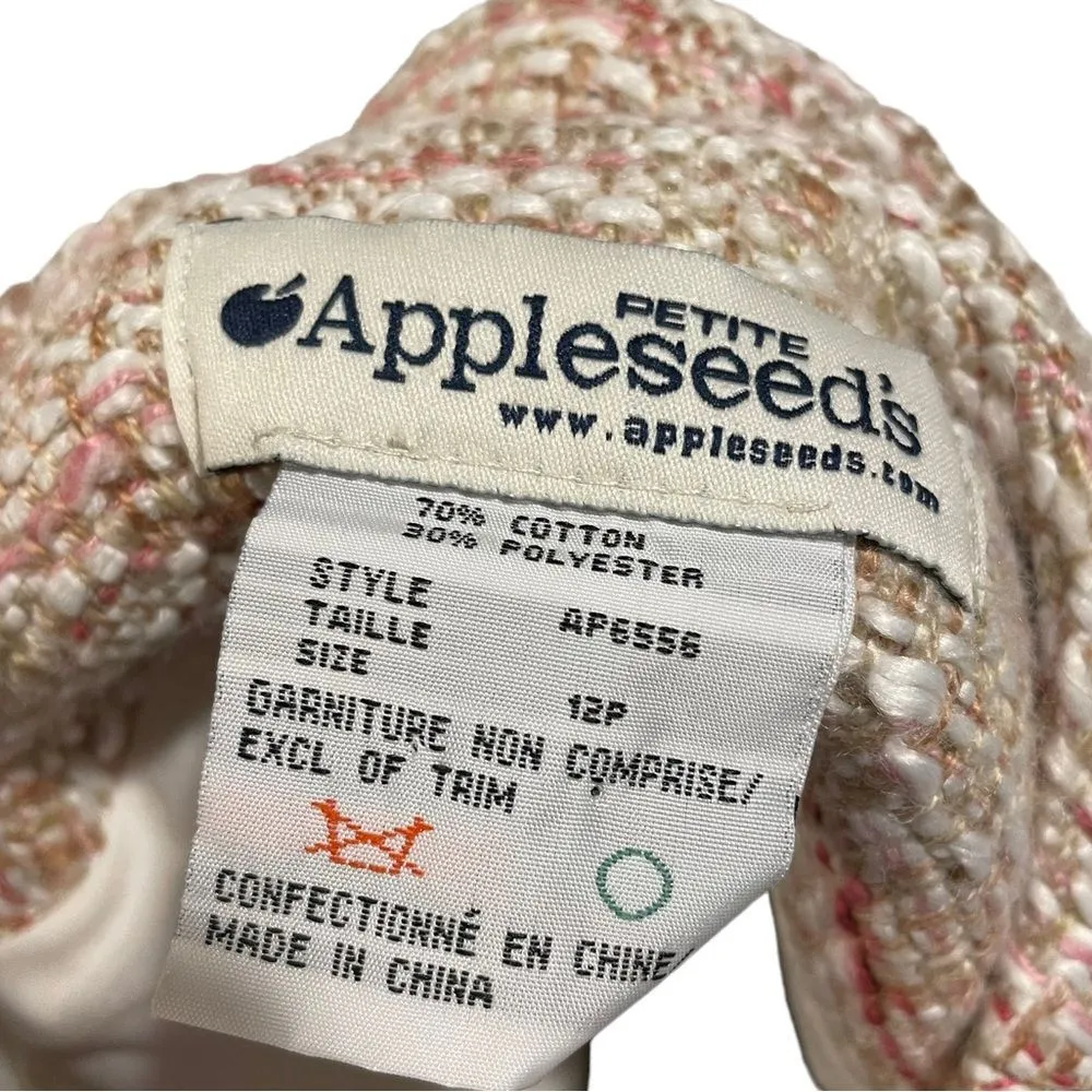 Appleseed’s Petite Textured Twee Preppy Business Formal Academia Jacket Coat - Image 9