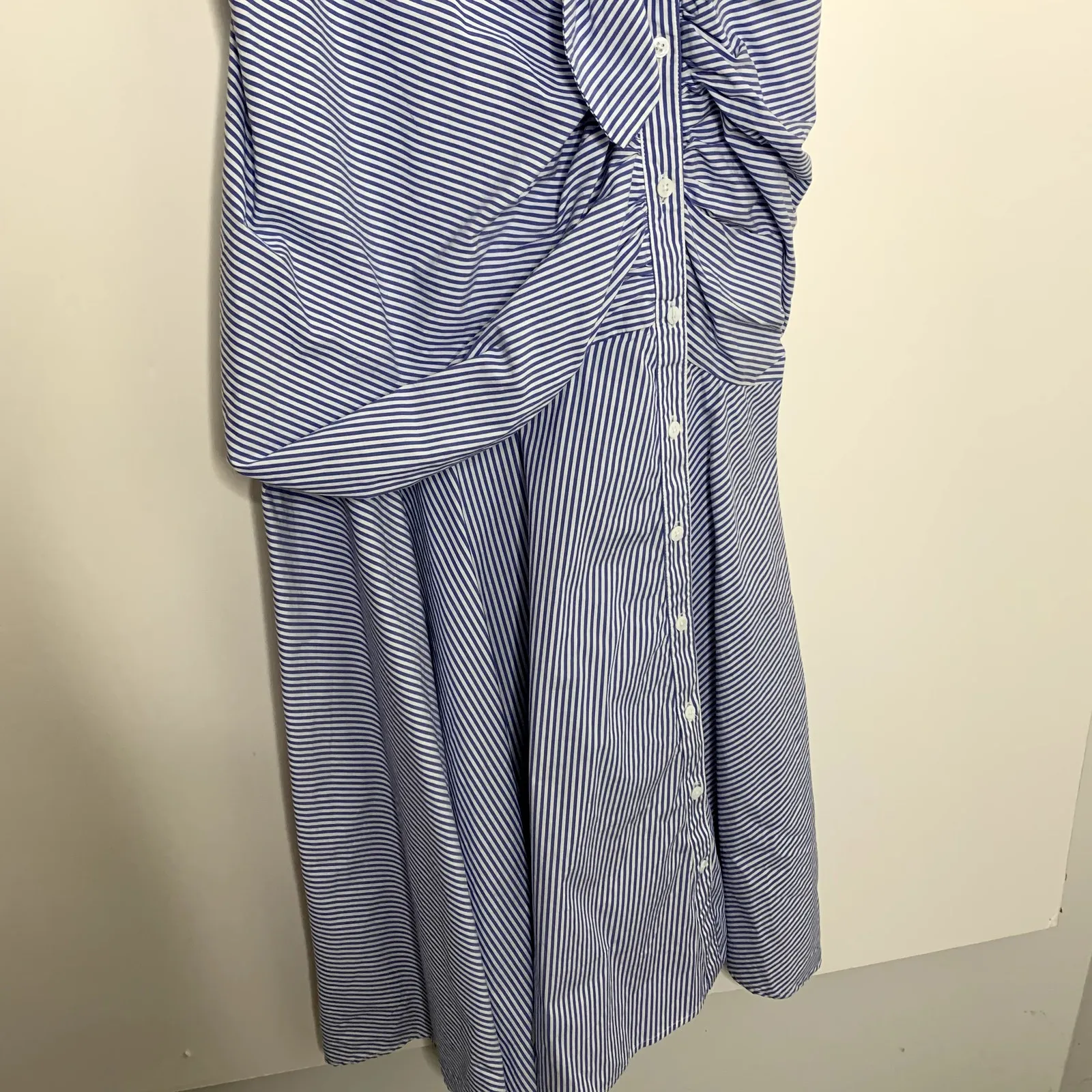 Veronica Beard Marena Stripe Midi Dress Womens Size 12 USA Made - Image 4