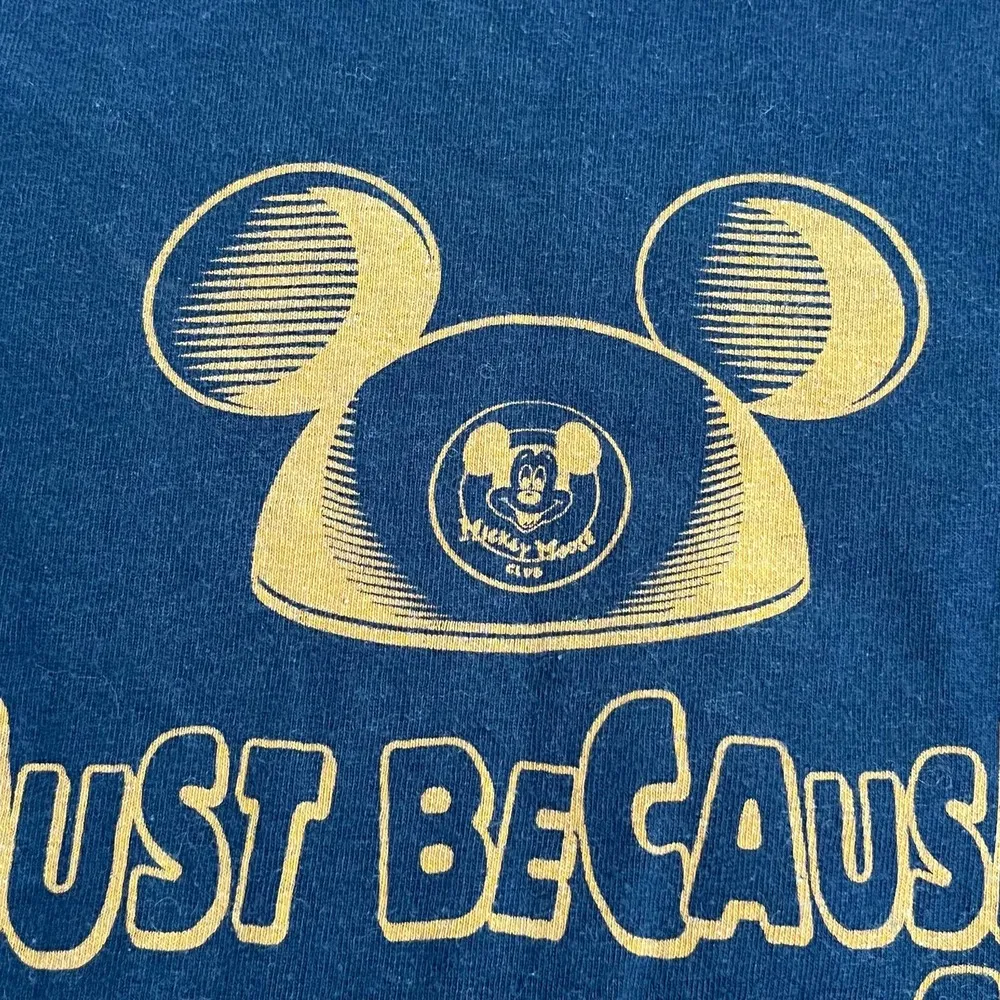 Disney Mickey "Just Because I Have Ears..." Tee - Size S - Image 34