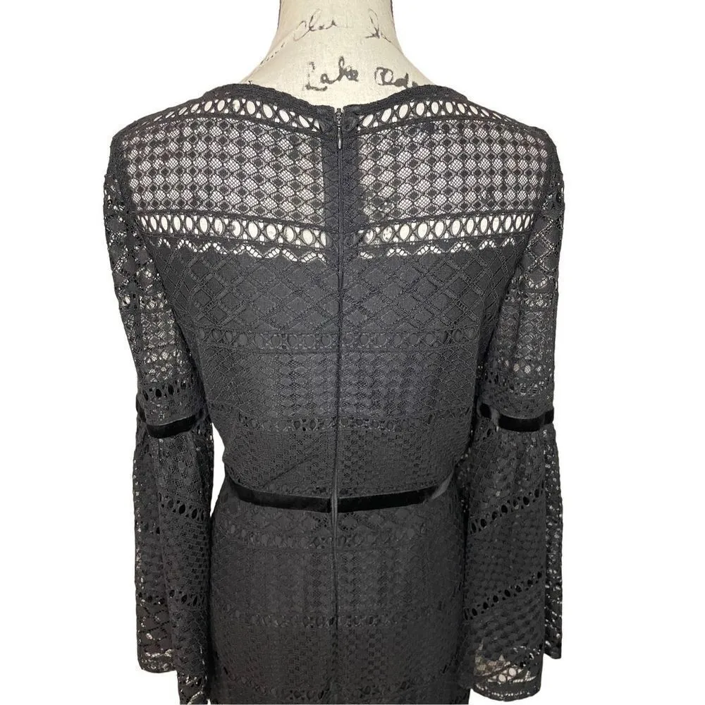 Antonio Melani Alfa Lace Sheath Dress with Bell Sleeves, Size‎ 4 - Image 5