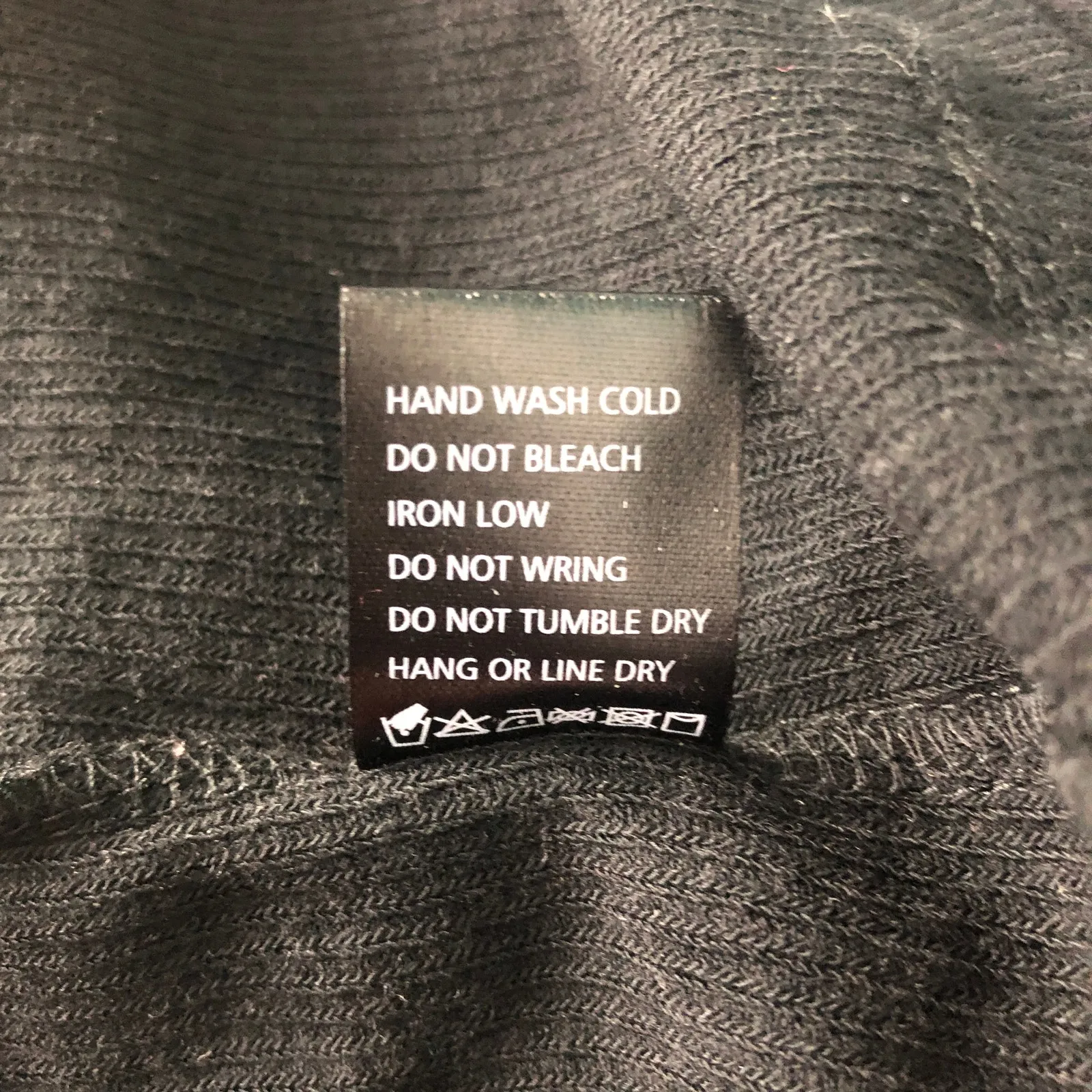 Mono B One Size Ribbed Short Sleeve Black Top - Image 10