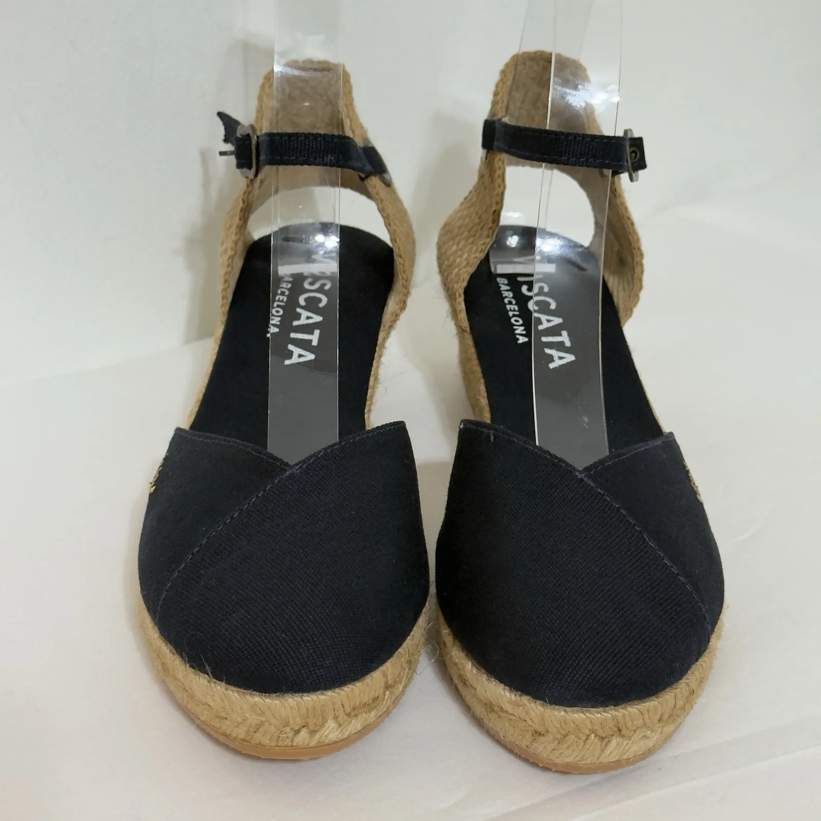 Viscata Women Formiga Canvas Wedges Sandal in Navy Size 39/US 8 Blue - Image 3