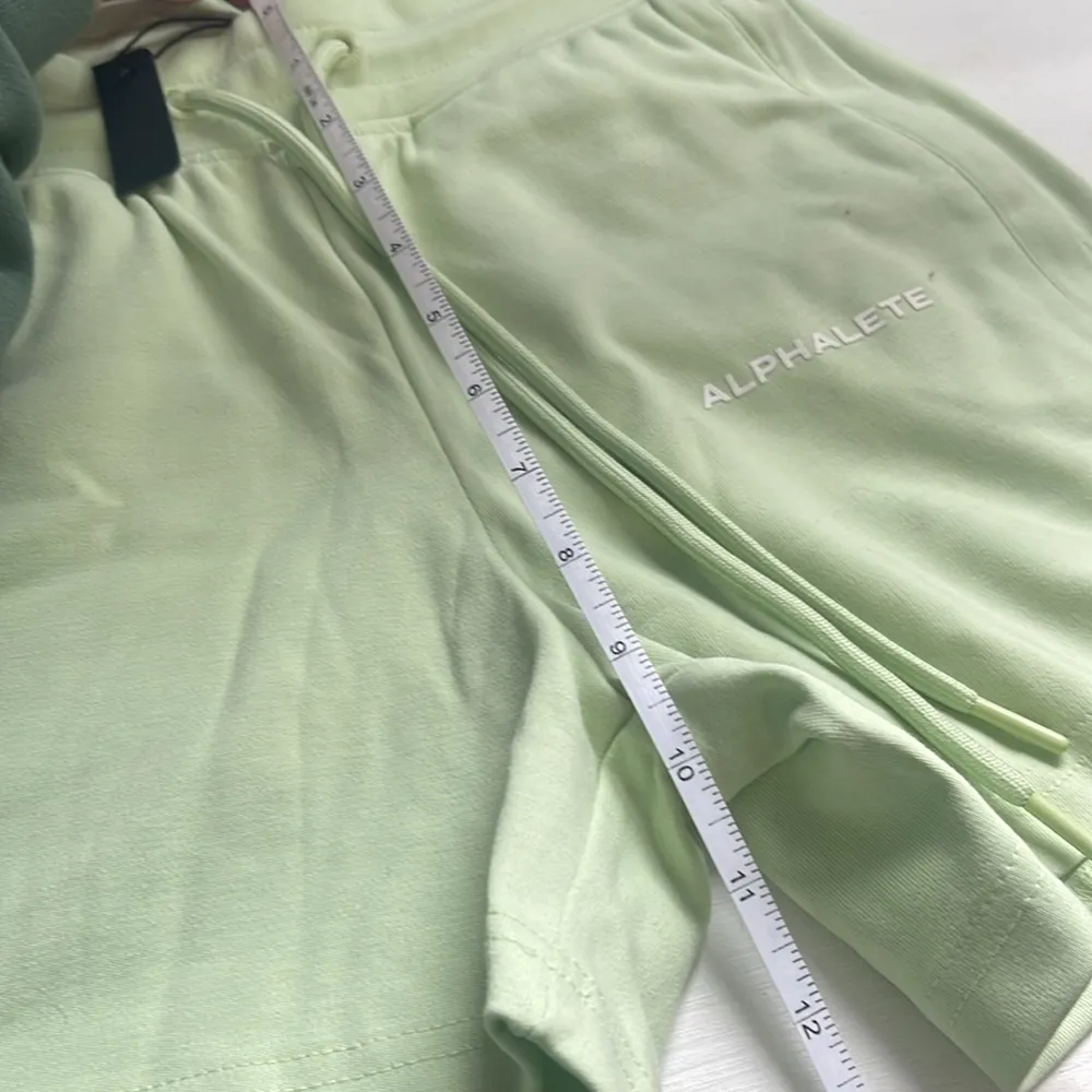 Alphalete Women's Essential Core Athletic Shorts GREEN - Image 8