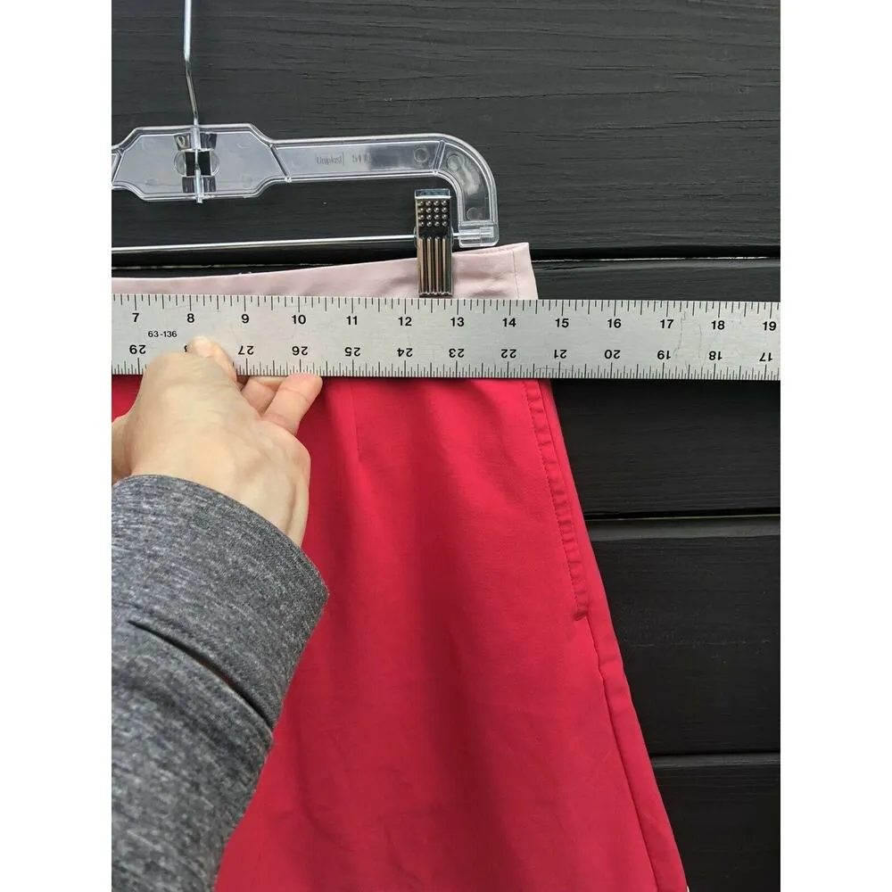 PUMA Skort Skirt Golf/Tennis/Pickleball Size XS Pockets Pink Back Zip Athletic - Image 4