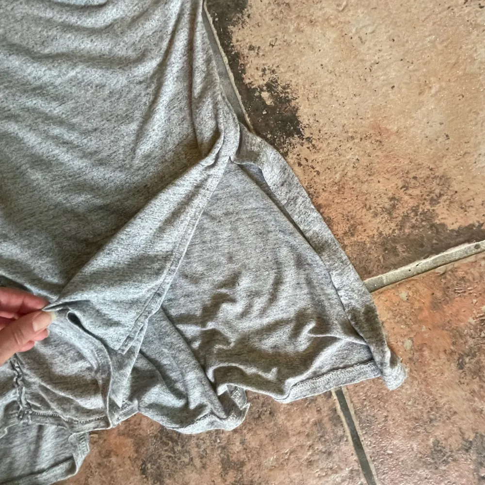 Free People We The Free Oversized Just A Henley Top Gray Size Small - Image 9