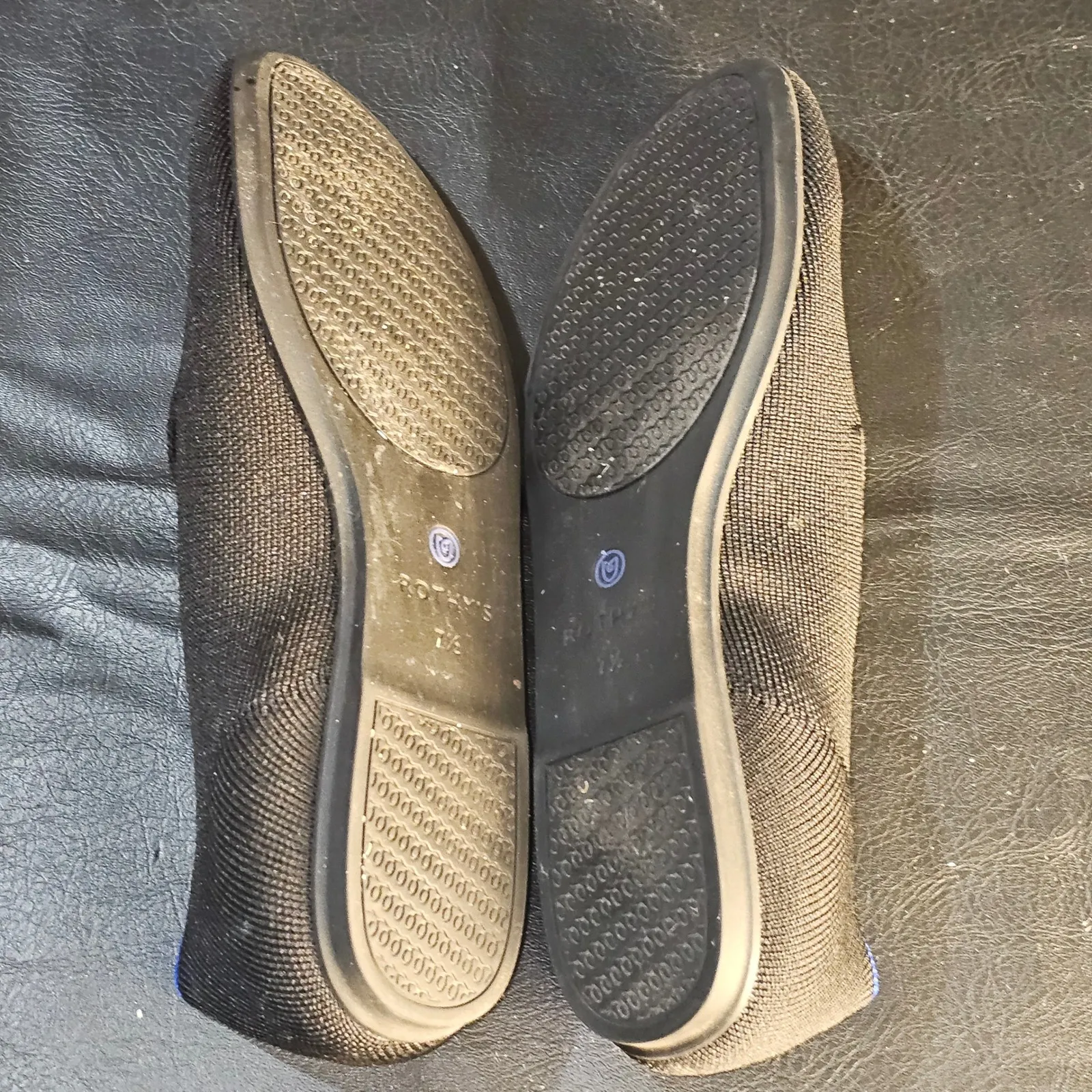 Rothy's Womens Black Loafers Flats‎ Shoes 7.5 - Image 8