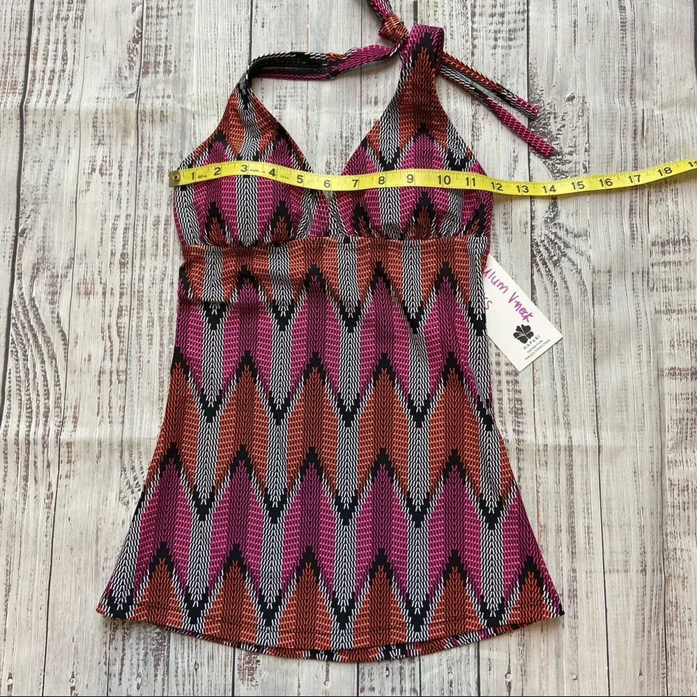 Hapari Tulum V Neck Tankini Top. Size XSmall. New With Tags. - Image 6