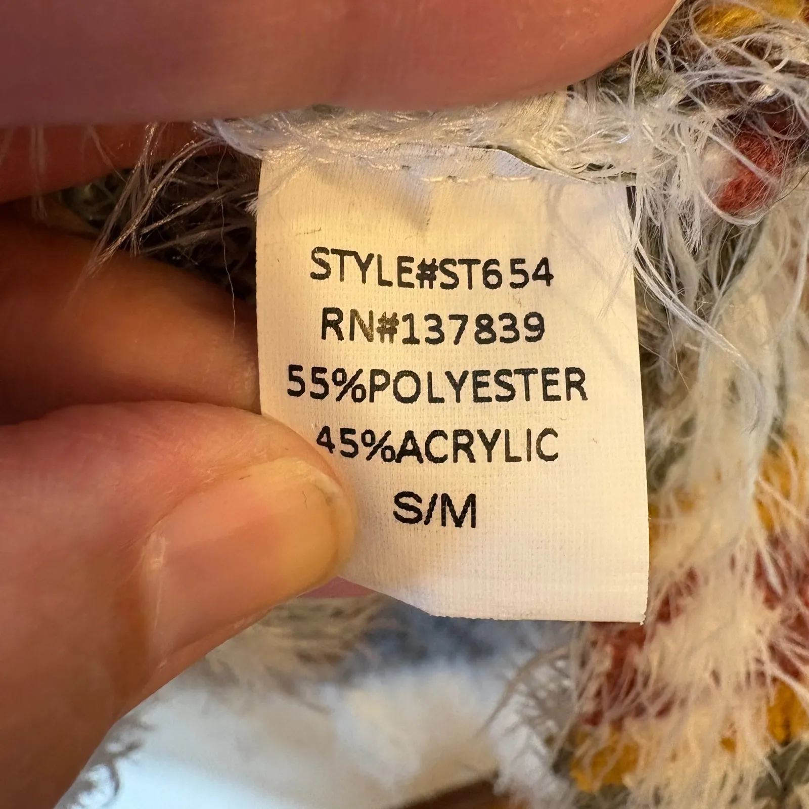 Altar'd State‎ Fuzzy Knit Pullover Tunic Sweater Aztec Bohemian Small/Medium - Image 5