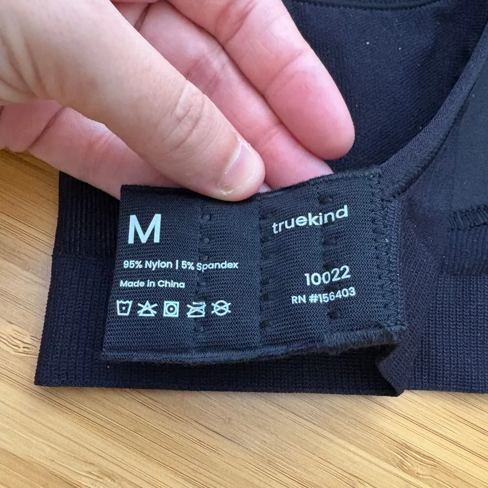 Shapermint Truekind Medium Black Daily Comfort Wireless Shaper Bra 10022 Extend - Image 8