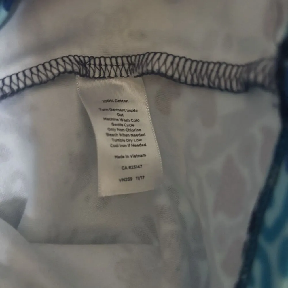 Talbots Sheath Dress Women Large Blue Multi Paisley Artsy Boho Print Sleeveless - Image 6