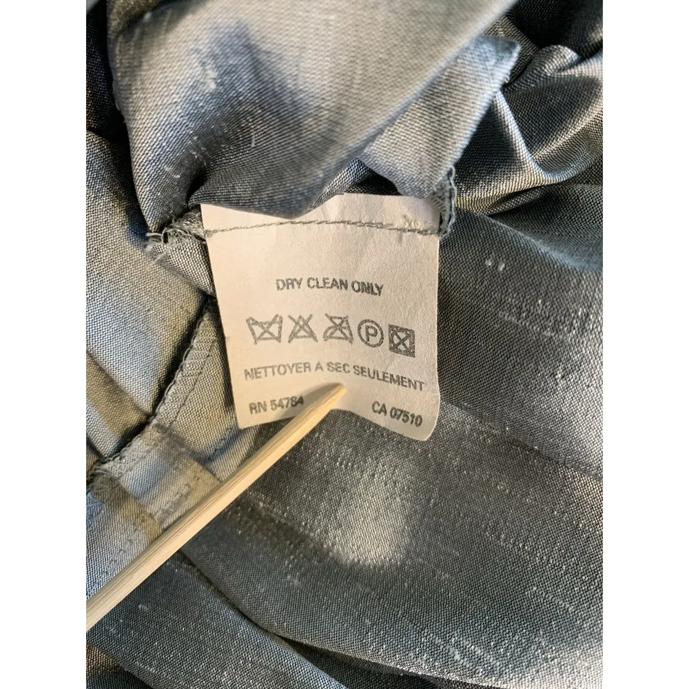 VTG Emanuel Emanuel Ungaro Silk Blouse Blazer Size 14 Mother Of The Bride STAINS Green - Image 6