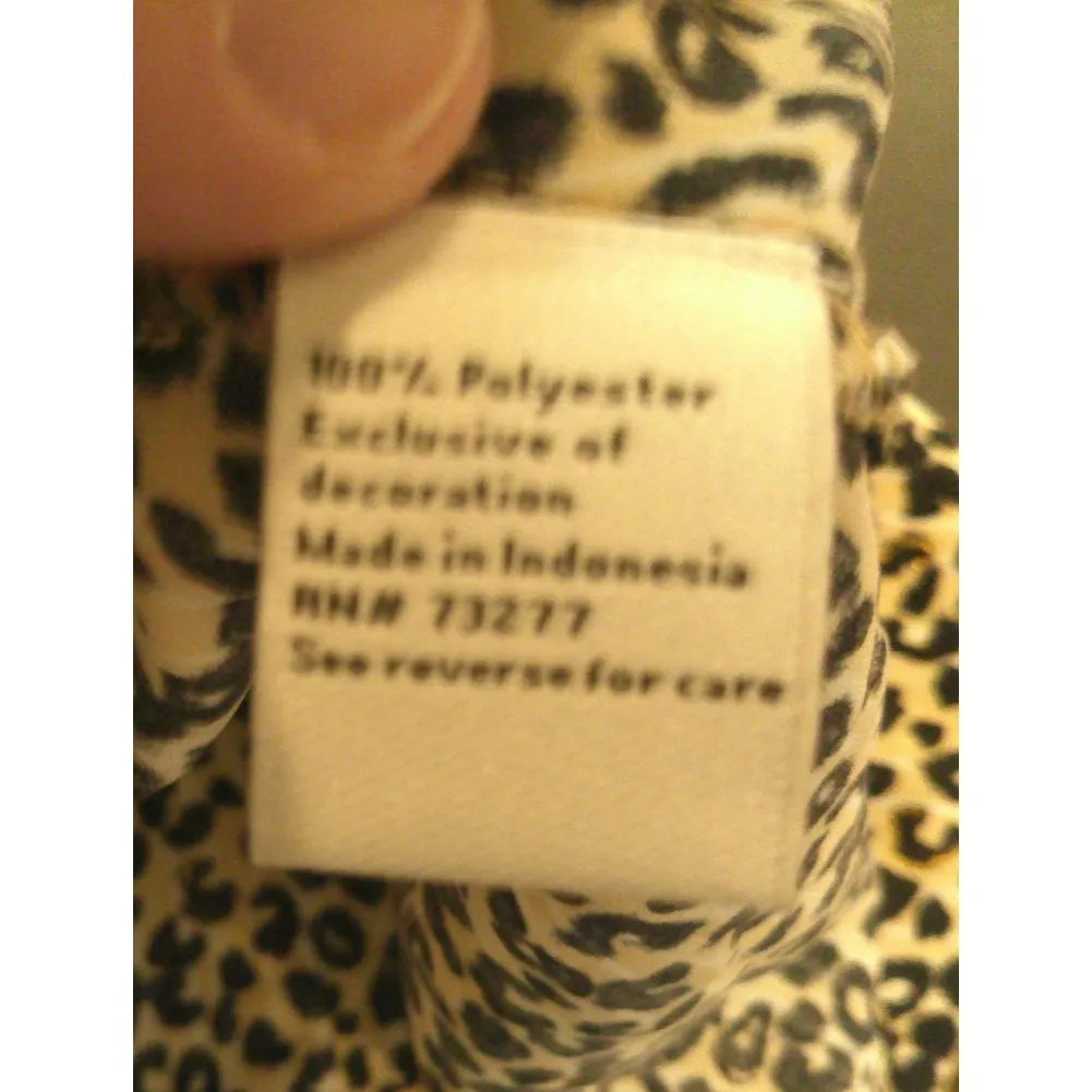 Nine West Womens Large Leopard Animal‎ Print Asymmetrical Side Zip Skirt NEW - Image 8