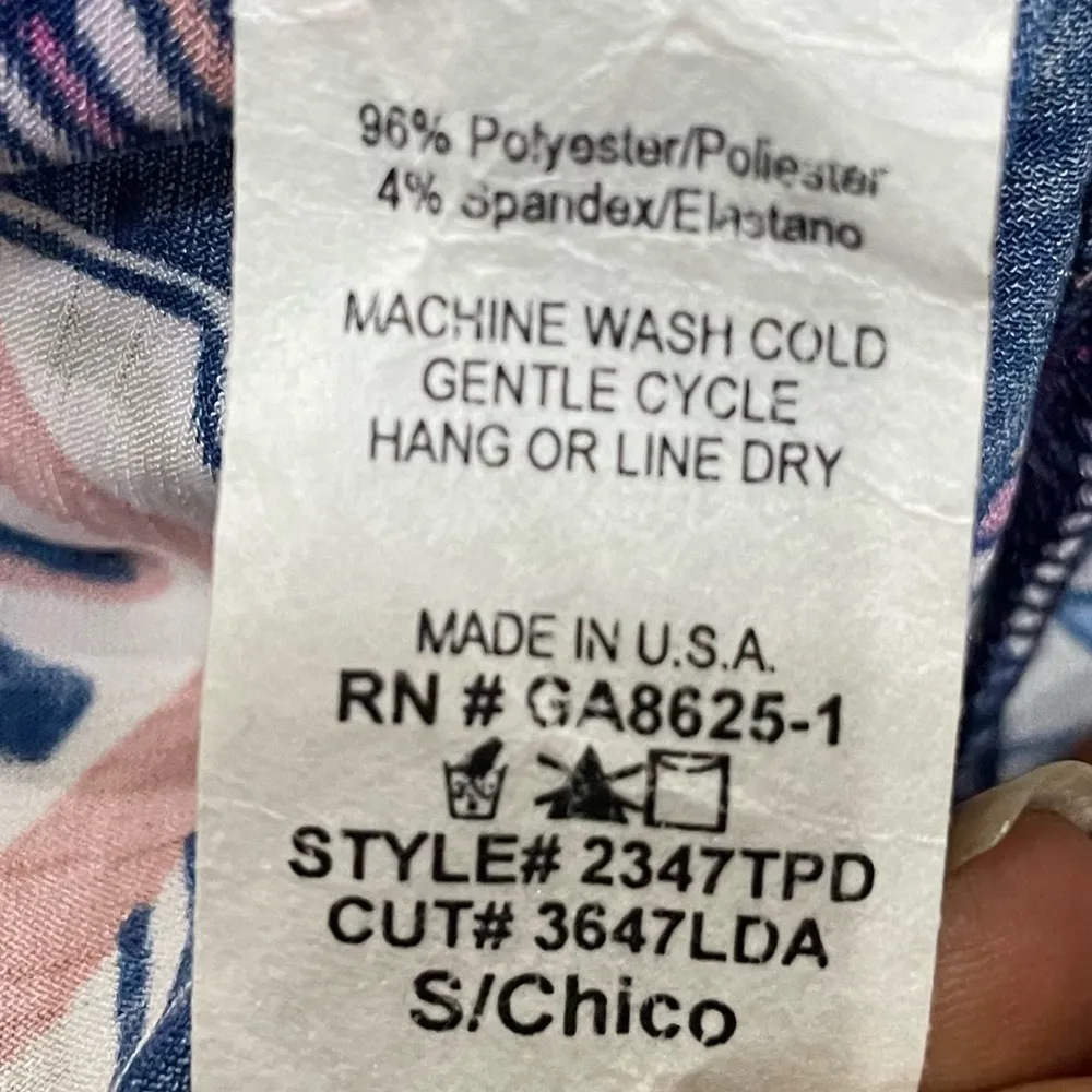 Renee C. purple multi patterned long sleeved top / S / Excellent condition - Image 12