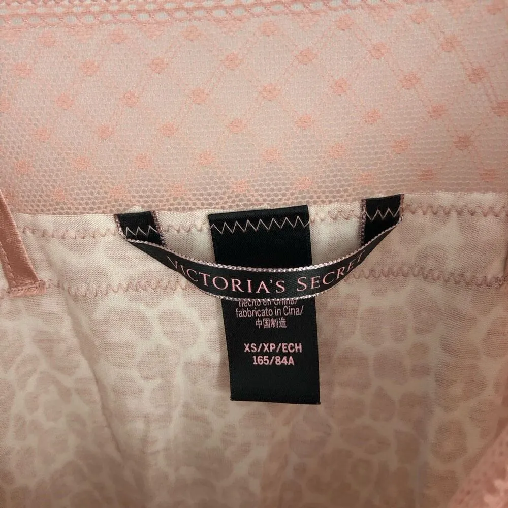 Victoria’s Secret One piece Pink Animal Print Sleeper Size XS - Image 6