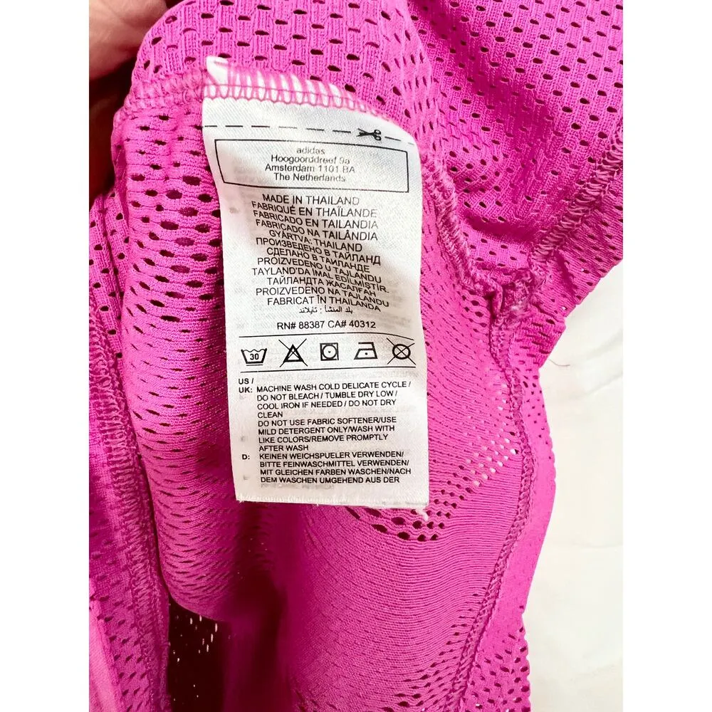 adidas Aeroready Melbourne Match Tennis Athletic Tank Top Fuchsia Women's Size L - Image 6