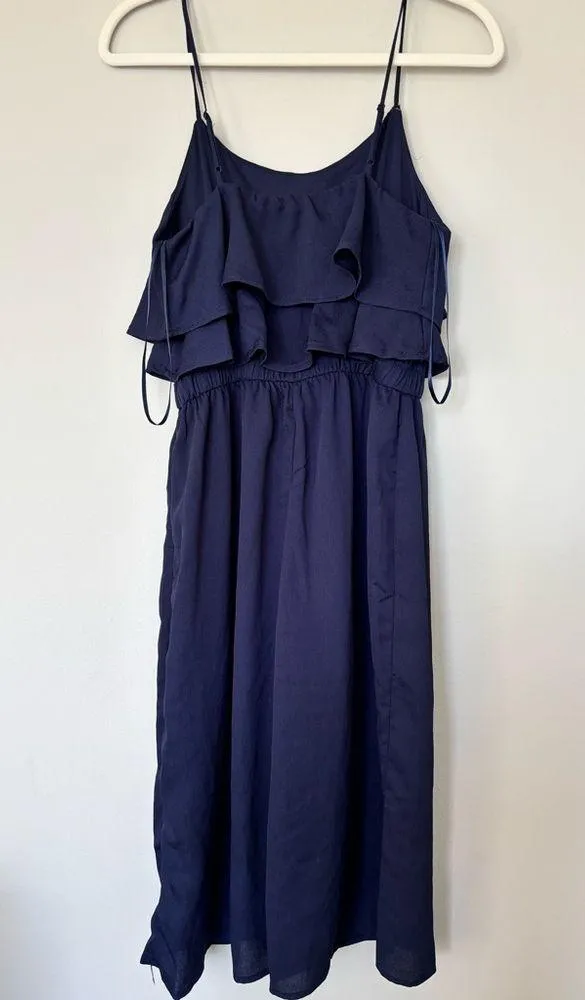 One Clothing  navy blue romper sz m NWT *mended* - Image 4
