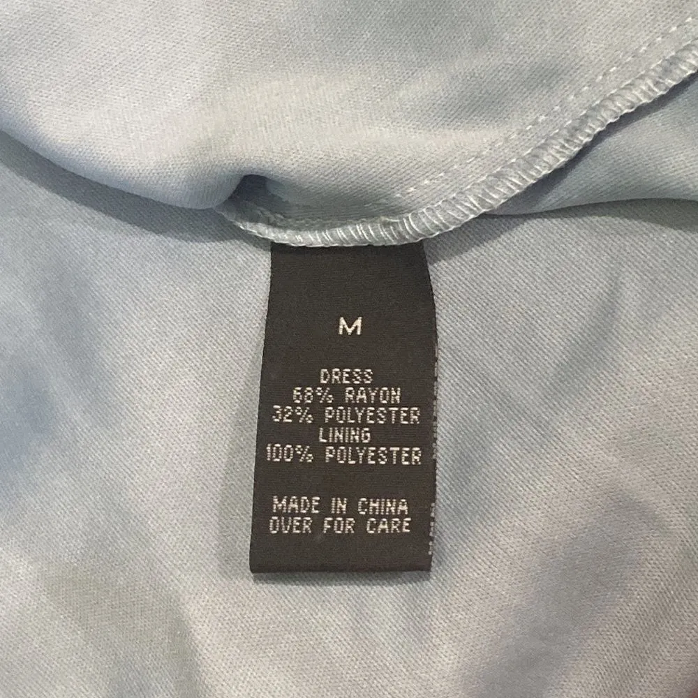 PRETTY BCX Blue Ombre Popover Spaghetti Strap Mini Dress - Image 11