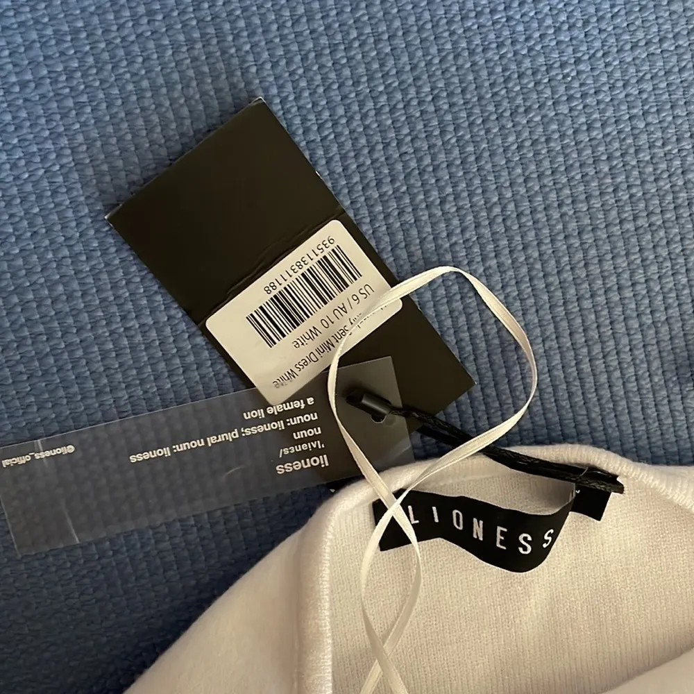 NWT princess Polly lioness heavenly sent white dress us 6 medium used bolero - Image 3