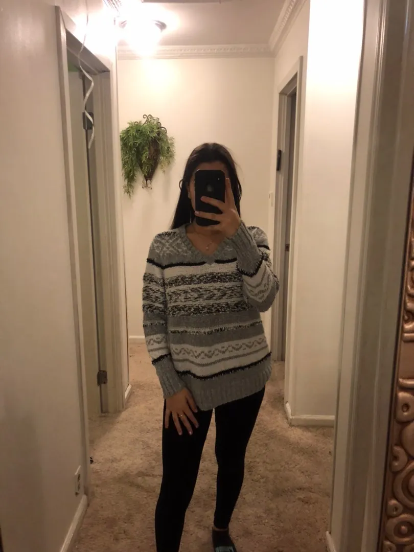 Cute Christmas Oversized Sweater Multiple Size M - Image 2