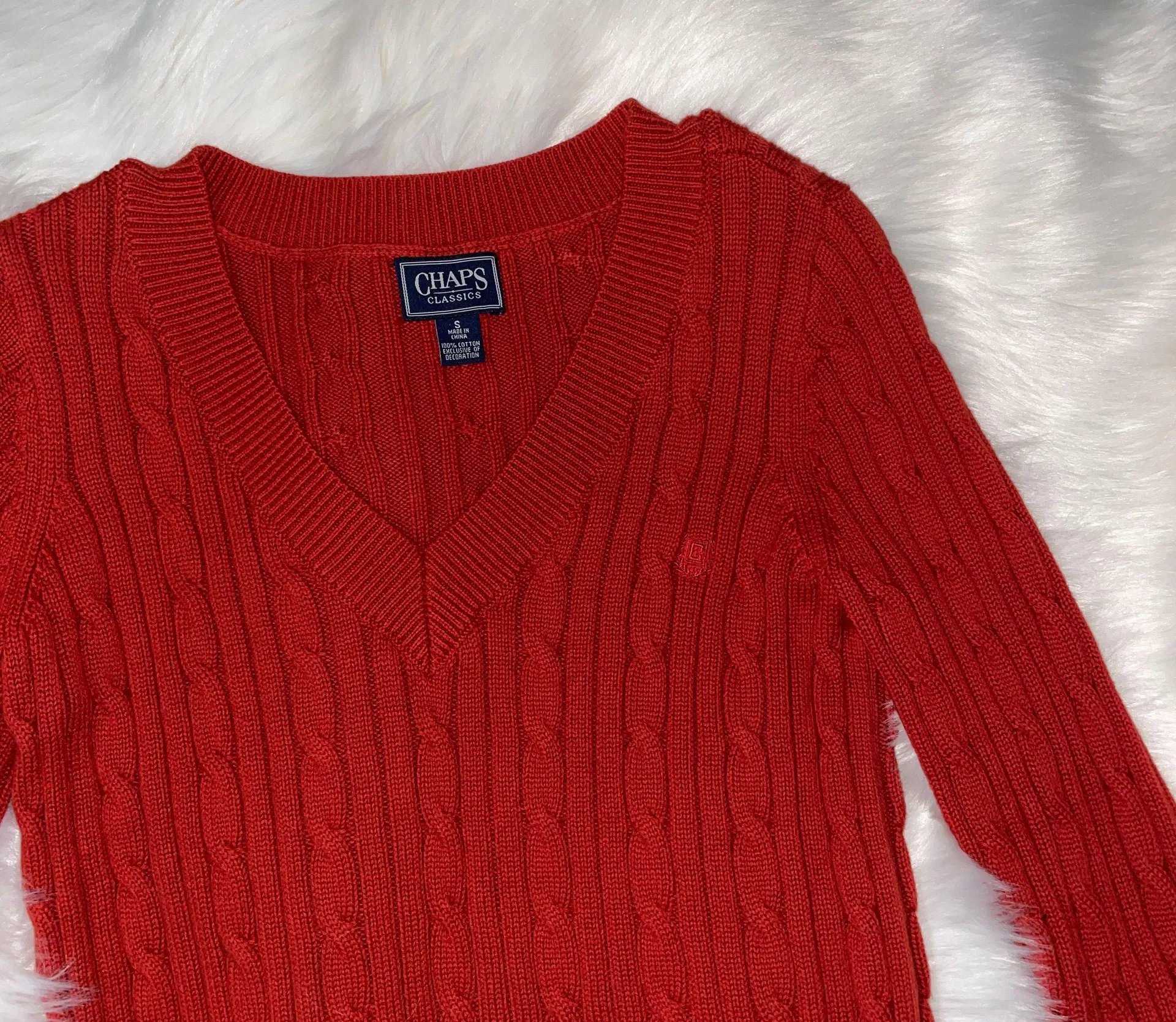 Vintage Orange Sweater - Image 3