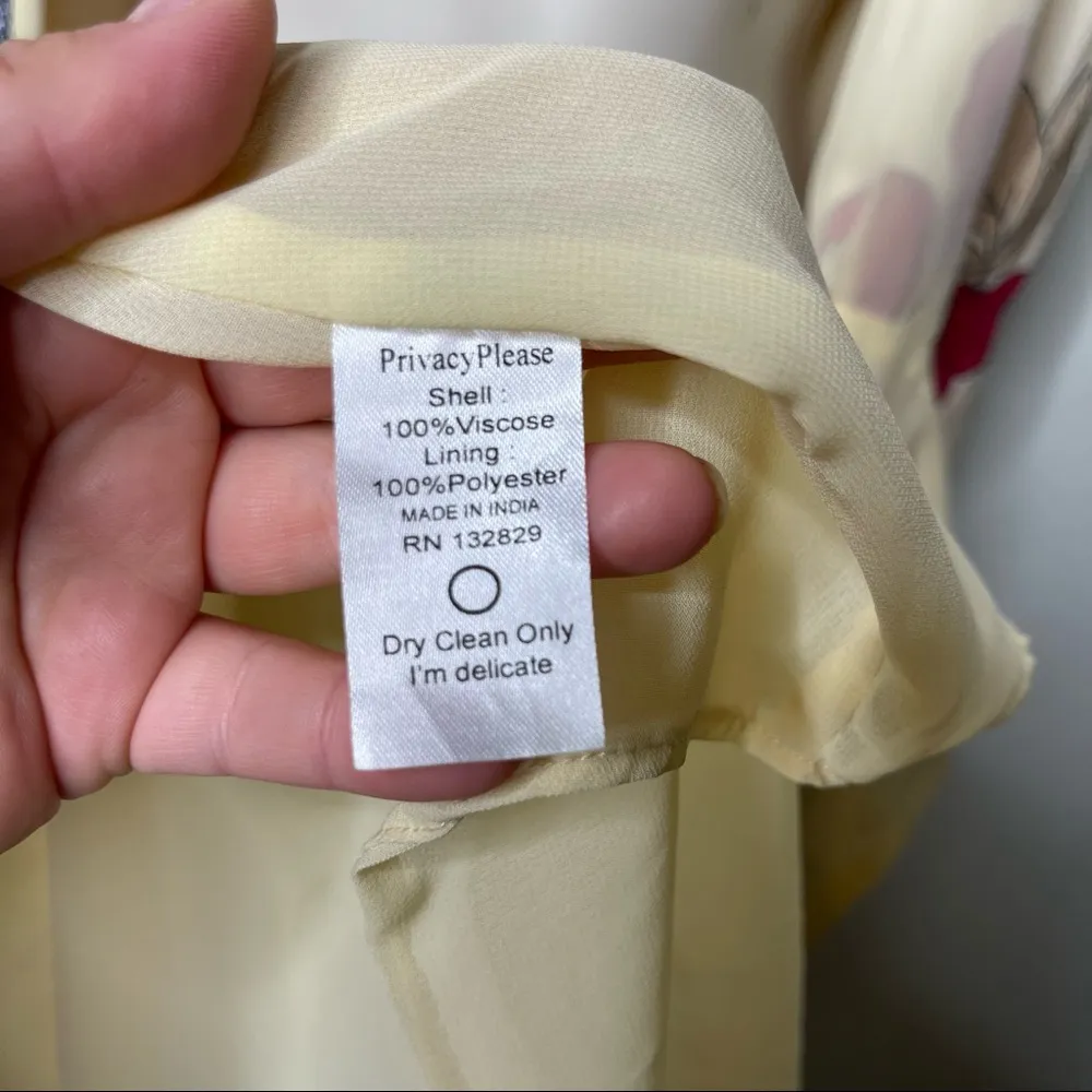 Privacy Please Plaza Kimono Poppy Wrap Maxi Dress sz S - Image 10